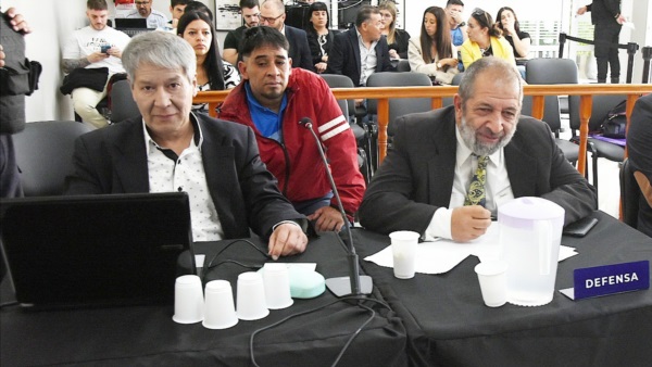Romero y Manyauix junto al imputado Jesús Ralinqueo.