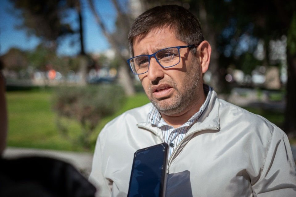 Juan Emilio Villagrán, subsecretario de Seguridad Ciudadana de Rawson.