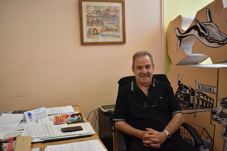 Alberto Viegas, Coordinador de Cultura de la Municipalidad de Trelew.