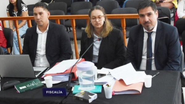 El equipo fiscal que investigó el caso en Trelew. 