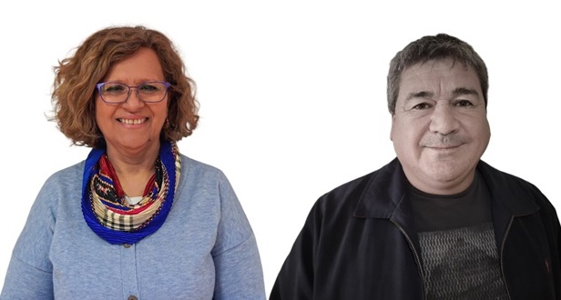 Ávila y Ramírez, presidenta y consejero municipal de la Cooperativa.