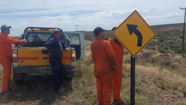 Se instaló cartelería en la Ruta N° 30.
