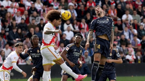Real Madrid no puede ante un Rayo Vallecano heroico.