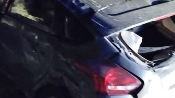 El accidente sucedió en la ruta Nº 1 camino a Solanas de Madryn.