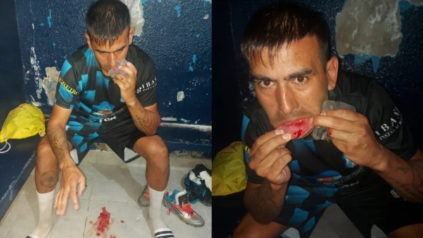 Foto del delantero David Boquin fue uno de los agredido en los vestuarios. (Prensa: Dep. Rincón).