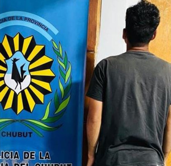 El individuo terminó aprehendido por personal policial en Trevelin.
