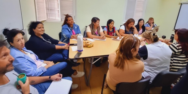 La reunión fue encabezada por el subsecretario de educación Pablo Sappa en el marco del inicio de clases.
