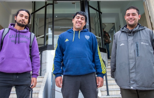 Caras visibles. Los pescadores artesanales de Comodoro quieren que el Estado los tenga en cuenta.