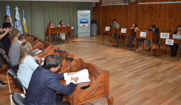 Sesión del día viernes en el Concejo Deliberante de Esquel.