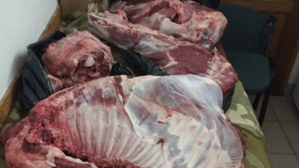 La carne fue decomisada y se dio intervención al juez de Faltas local.
