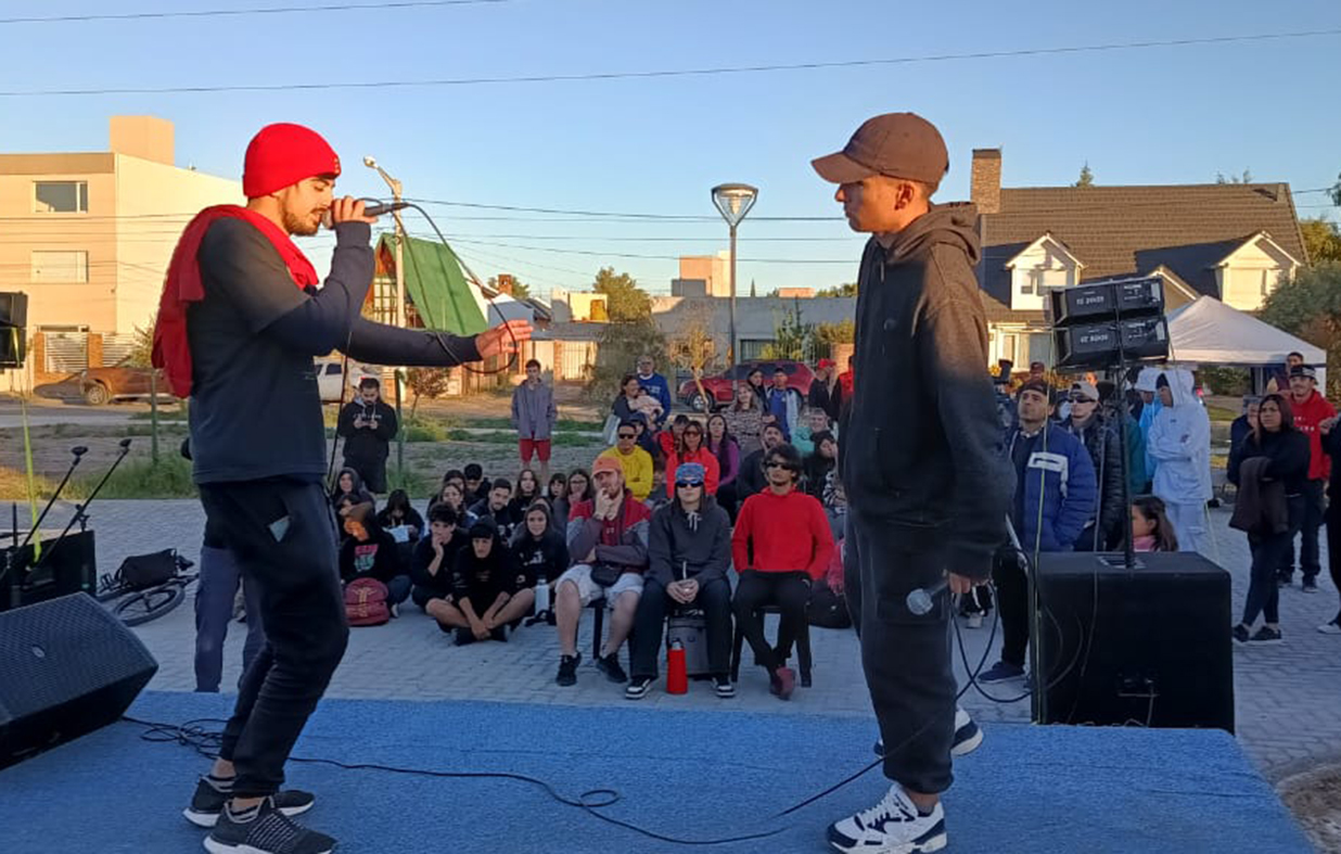 Competidores. Los chicos dieron rienda suelta a toda su capacidad de improvisación para expresarse. 