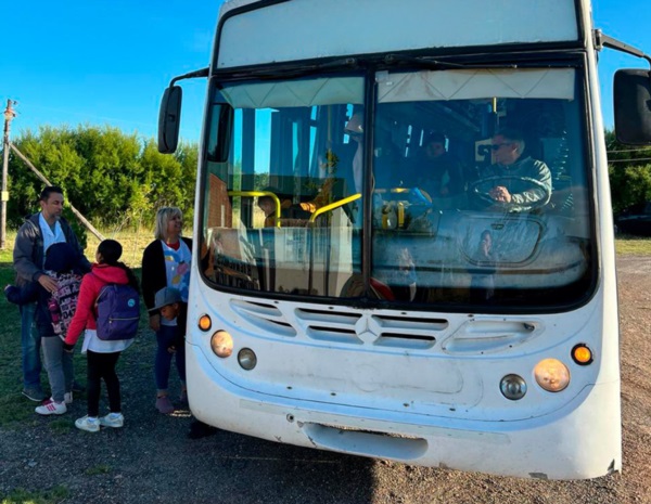 Servicio clave. El transporte, muy usado por los vecinos chubutenses.
