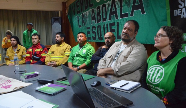 Brigadistas durante el encuentro realizado en el Centro Melipal.