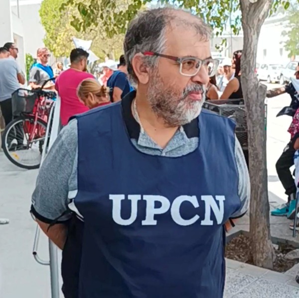 Christian Salazar, el titular de UPCN, y su defensa laboral en el Estado.