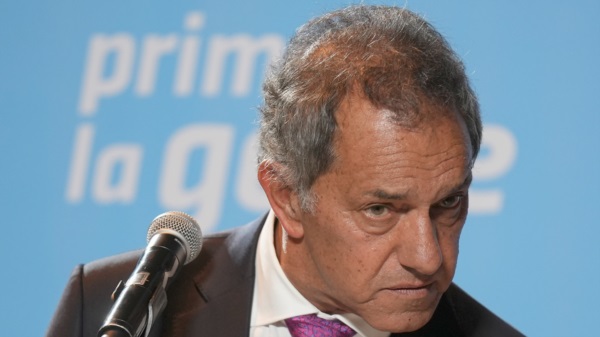 Daniel Scioli. Está a favor de las SAD en el fútbol argentino.