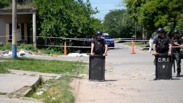 La Policía trabajó en el lugar. Foto: Rosario 3.