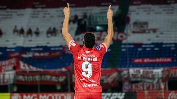 Argentinos logró marcar tres goles en el exterior (por Copas Internacionales) por primera vez en su historia. 