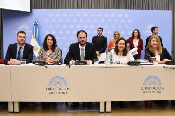 Plenario de tres comisiones para tratar la Ley de Bases en Diputados.