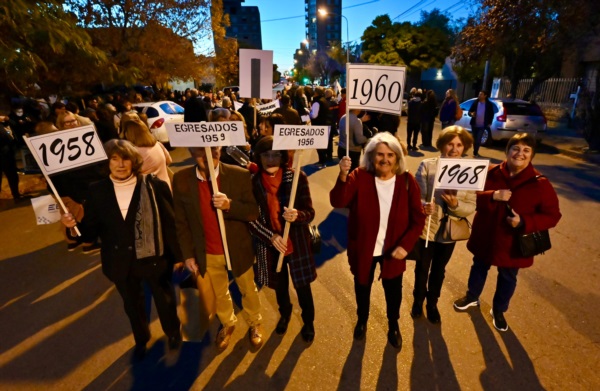Las promociones más antiguas estuvieron presentes (Daniel Feldman/Jornada)