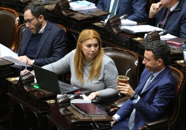 Karina Banfi y Rodrigo De Loredo, este martes. Foto Agencia NA - Daniel Vides.