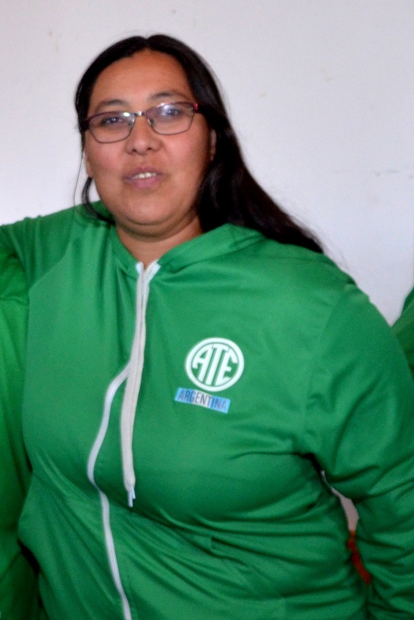 Soledad Ardito, delegada de ATE en el municipio de Esquel.
