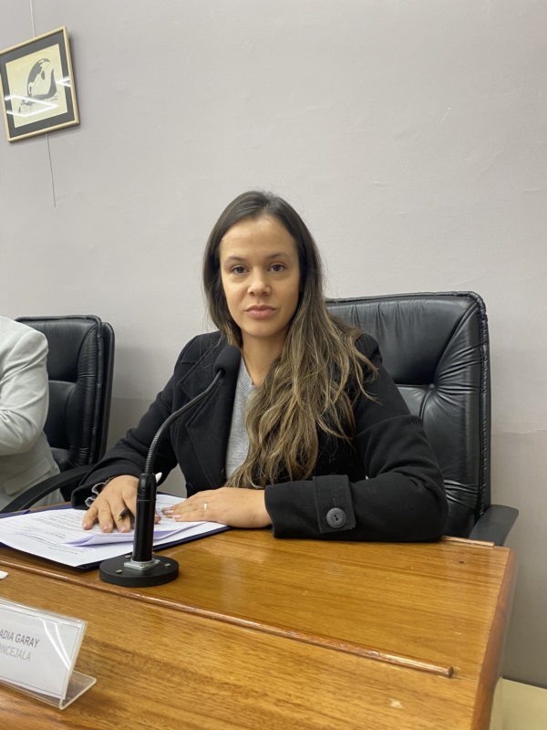 Nadia Garay y su intervención en el Concejo de Madryn.