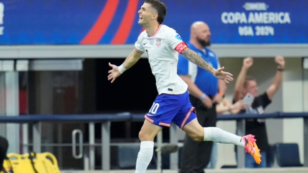 Pulisic abrió el marcador a los 3 minutos de juego con un golazo.