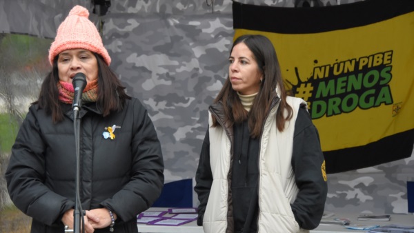 Sol Seguel sobre la lucha contra las drogas en territorio/Fotografía Norman Evans/ Jornada