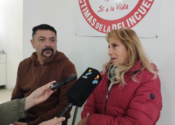 Los voceros de la convocatoria a la marcha (Mariano Di Giusto/Jornada)