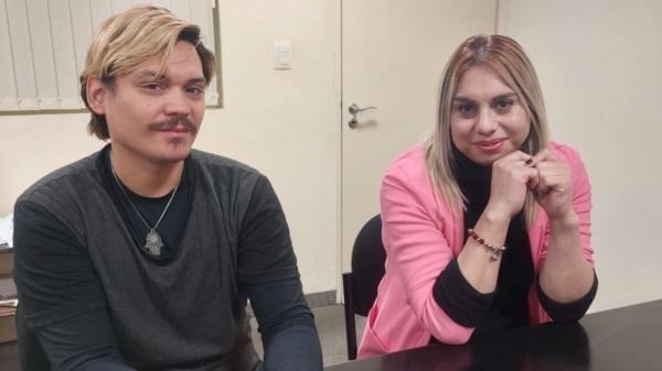Lucas Poloni y Yamila Millanao confirmaron la realización de la marcha. 