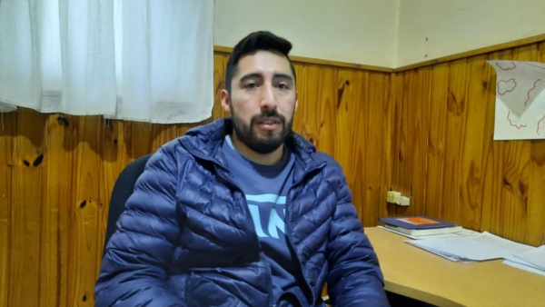 Leonardo Manrique, oficial principal de la División Búsqueda de Persona de Comodoro Rivadavia.