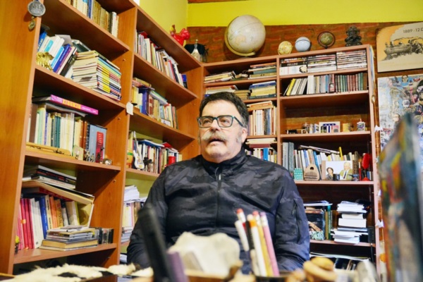 Sergio Pravaz, poeta,  escritor y letrista de la banda de rock de Iñaki Antonio, autor de la letra de “El pescador”.