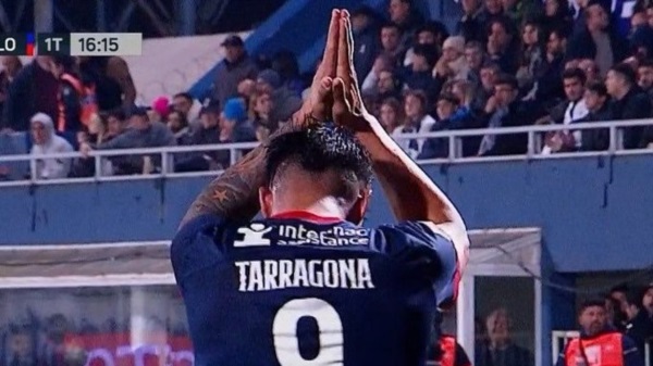 El pedido de disculpas de Tarragona a la hinchada de Gimnasia luego de su gol en el Bosque con la camiseta de San Lorenzo.