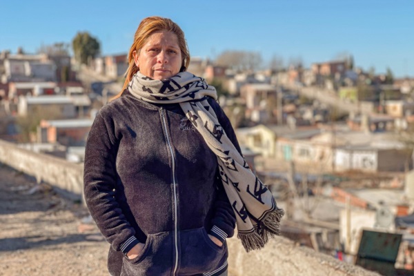 Johana Díaz, presidenta de la Asociación Vecinal del barrio Planta de Gas.