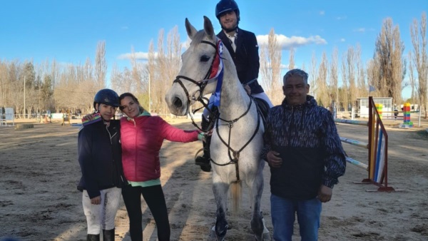 Maximiliano Dellagiovanna con HJ Bianca.
