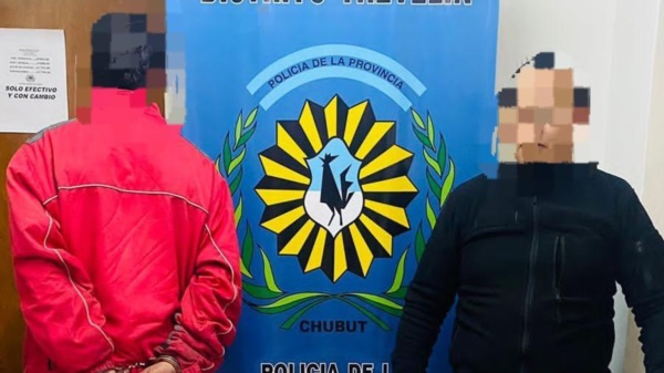 Uno de los sujetos detenidos por los policías de Trevelin.