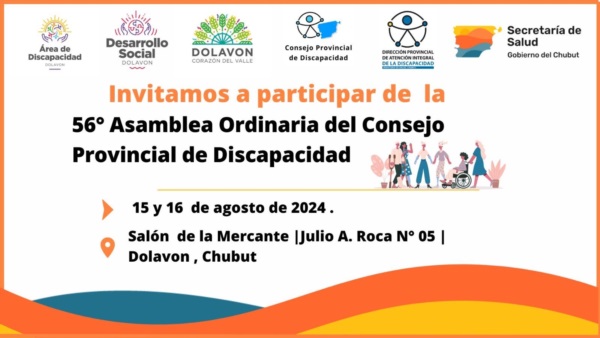 Presentación de la Asamblea del Consejo provincial de Discapacidad.
