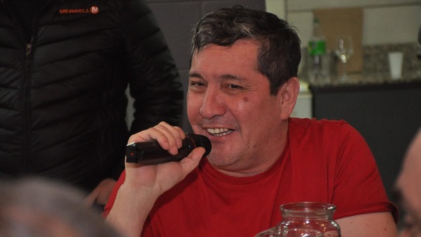 Raúl "Conejo" Silva, titular de la UOCRA comodorense.