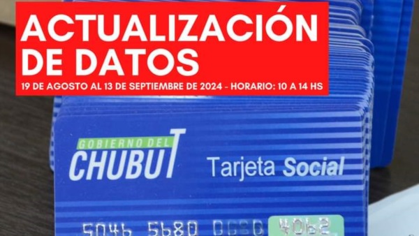 Para la Tarjeta, se realizarán encuestas desde el 19 de agosto al 13 de septiembre.
