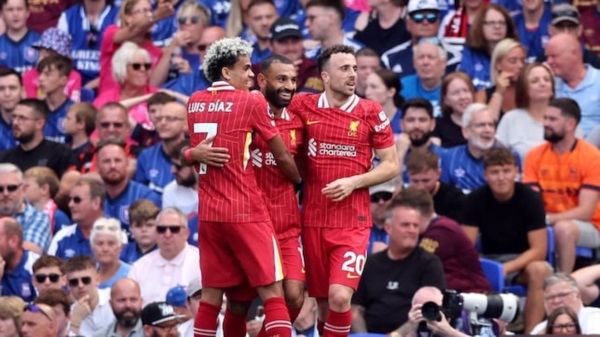 Con goles de Jota y Salah, los Reds se impusieron 0-2 sobre Ipswich Town en el inicio de la Premier League.