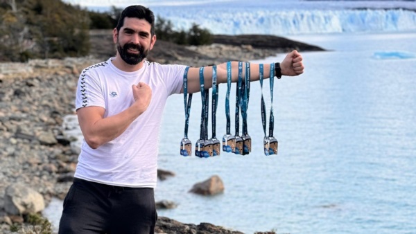 Tomás Barrios Díaz, campeón del mundo en natación de invierno.
