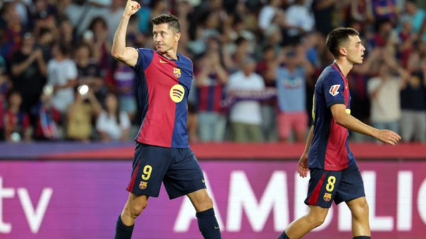 Barcelona venció en su primer partido en casa 2-1 al Athletic de Bilbao y suma su segunda victoria consecutiva.