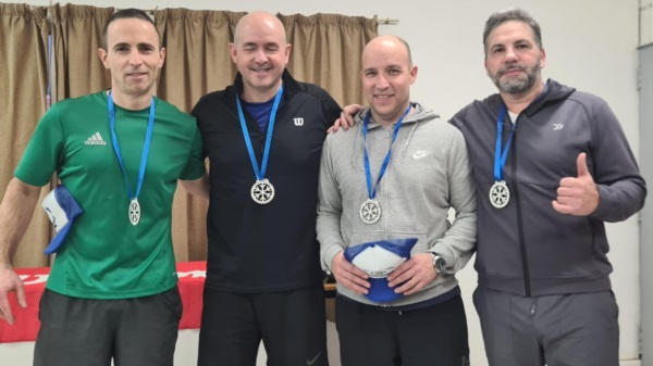 Los finalistas de 3º Caballeros, Moreno-Eckhardt y Herrera-Pelliciuoli.