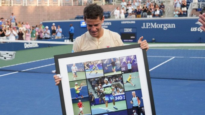 Schwartzman fue eliminado del US Open y cerró su carrera en los Grand Slam.