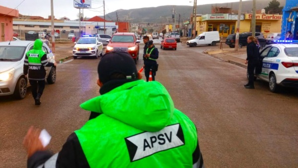 El Gobierno provincial controló más de 8.000 vehículos en las rutas chubutenses.