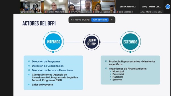 El equipo técnico del programa del CFI ofrece la asistencia para el diseño del proyecto de inversión, 