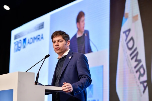 Axel Kicillof, El gobernador de la provincia de Buenos Aires en el 120 aniversario de ADIMRA.