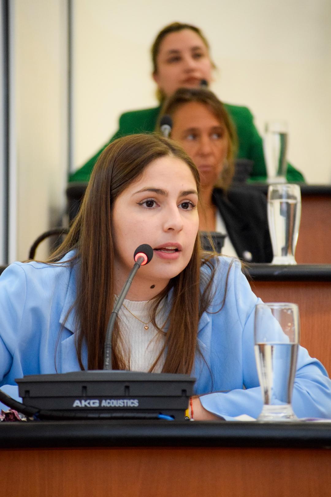 Concejal Ximena González, autora del proyecto.