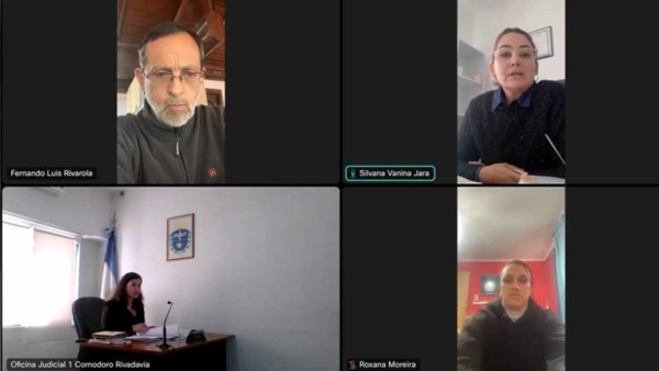 La audiencia de ampliación de investigación se realizó por videoconferencia.