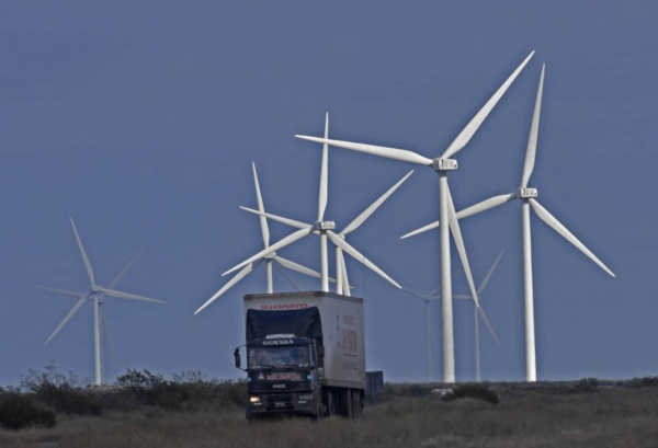 Muchos molinos, pocos beneficios. (Foto: Daniel Feldman / Jornada)